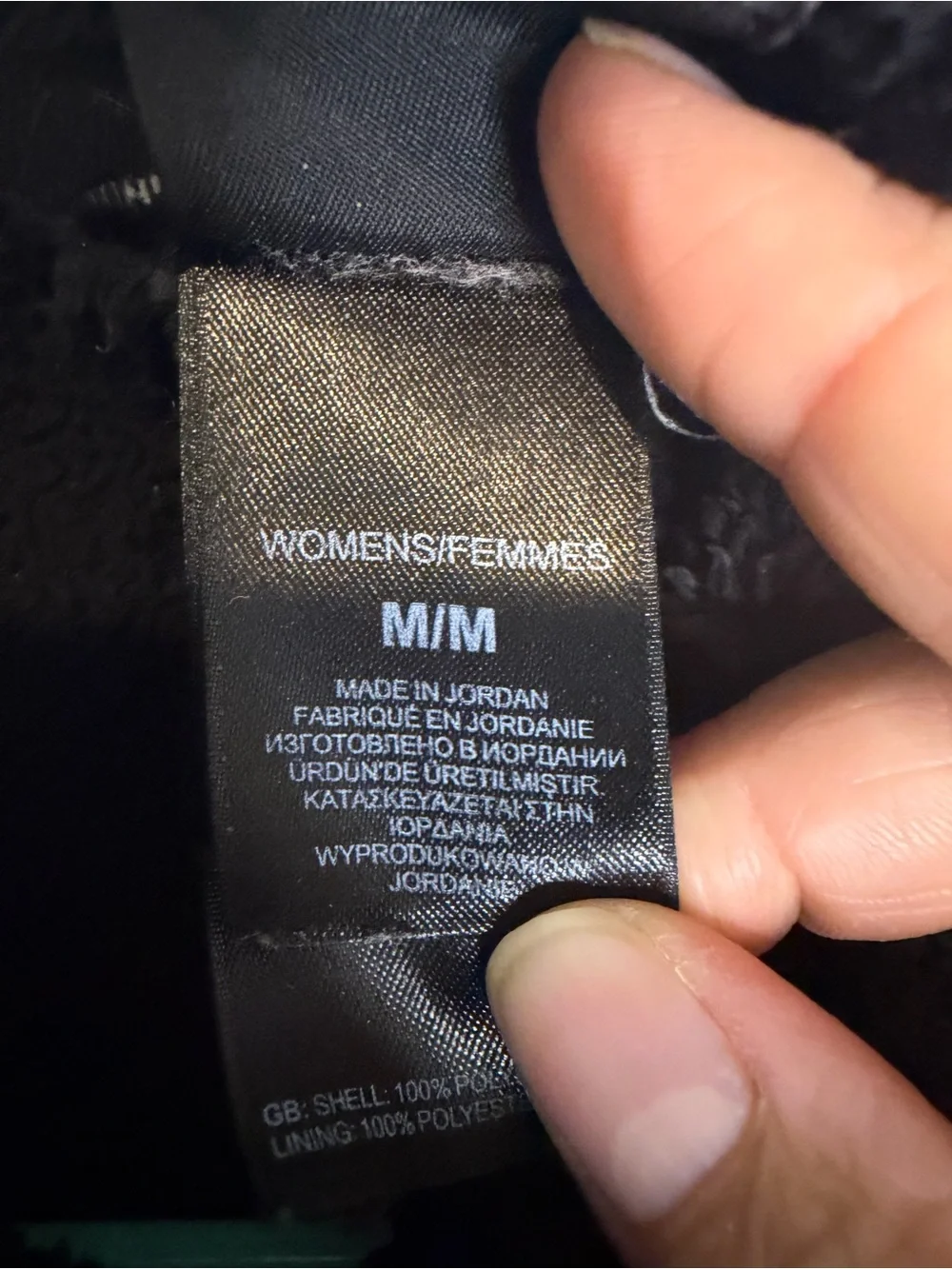 The North Face soft black